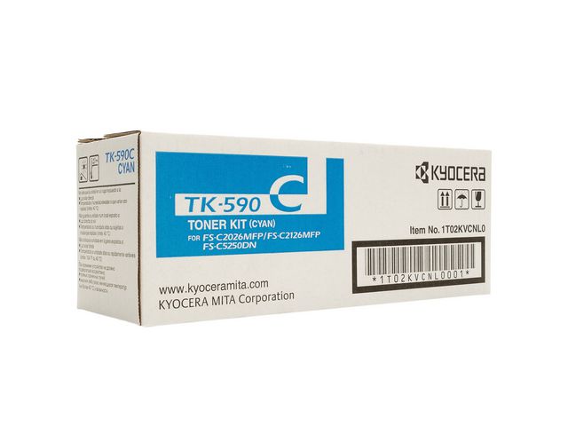 KYOCERA Toner, 590C, cyan, 0T2KVCNL, st
