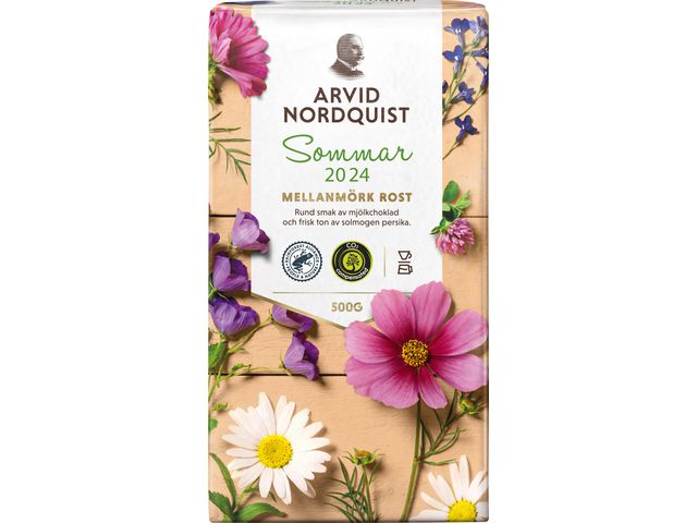 Arvid Nordquist Kaffe Sommar 2024 malet 500g, fp om 500 g