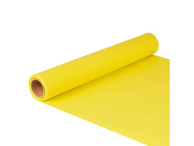 PAPSTAR Bordslöpare 0,4x5m gul, rulle om 5 m
