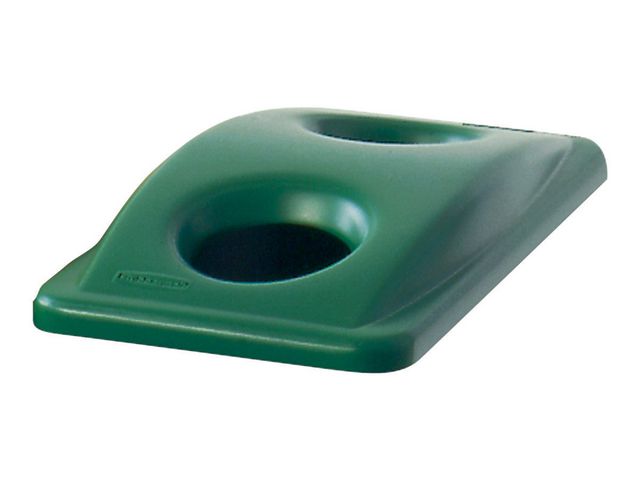 Rubbermaid Commercial Products Slim Jim papperskorgslock, grön, 288 x 518 x 70 mm, st