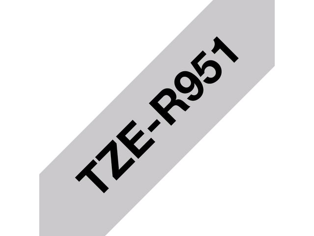 Brother Tape TZER951 24mm guld på silv., st