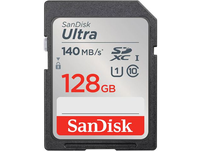 SanDisk Minneskort SDXC Ultra 128GB, st