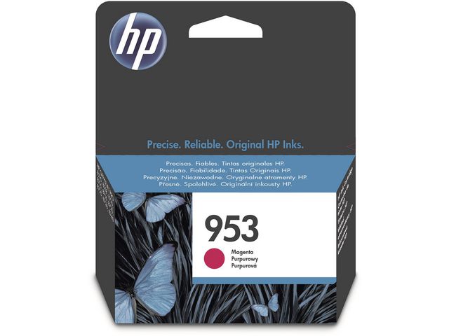 HP Bläckpatron, 953, F6U13AE, magenta, singelförpackning, st
