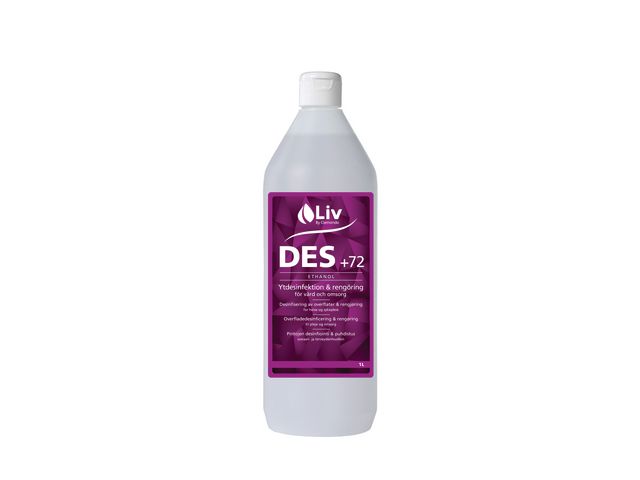 Liv Ytdesinfektion Des +72 1L, flaska om 1 l