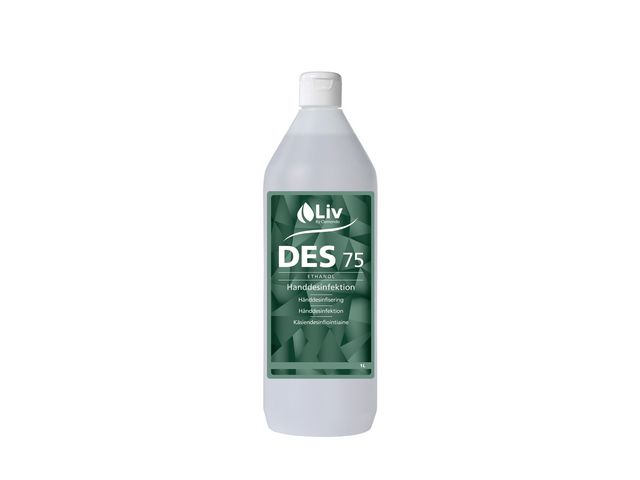 Liv Handdesinfektion Des 75 1L, flaska om 1000 ml