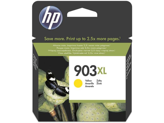 HP Bläckpatron, 903XL, T6M11AE, gul, singelförpackning, hög kapacitet, st