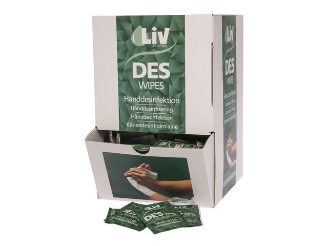 Liv Handdesinfektion Wipes singelpackad, fp om 250 st