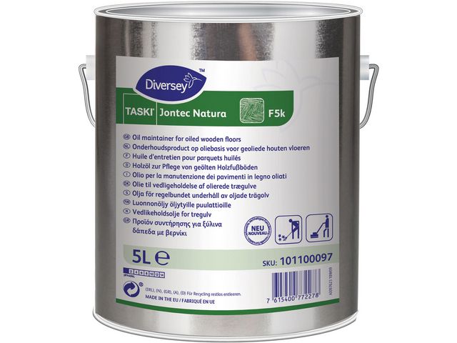 Taski Underhållsolja Jontec Natura 5L, flaska om 5 l