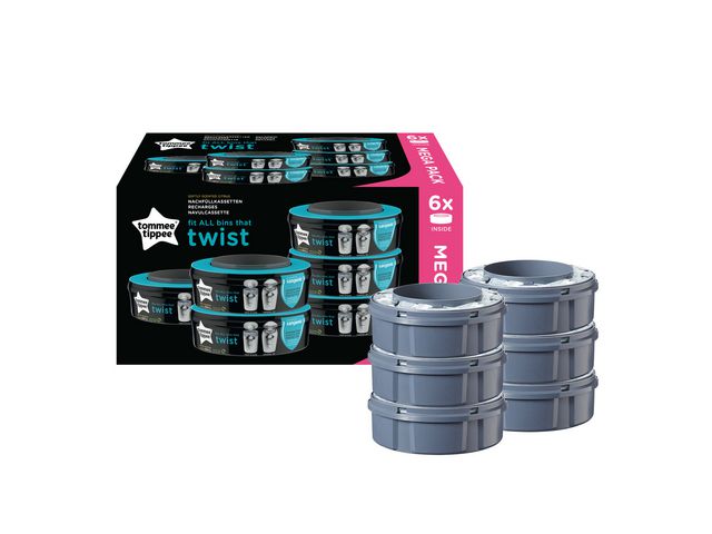 SANGENIC Refill Twist o Click, fp om 6 st