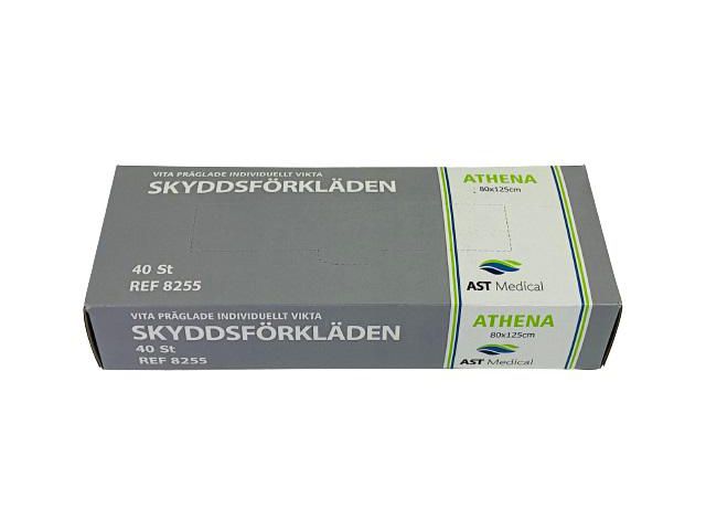 Förkläde 80x125cm box vit, fp om 40 st