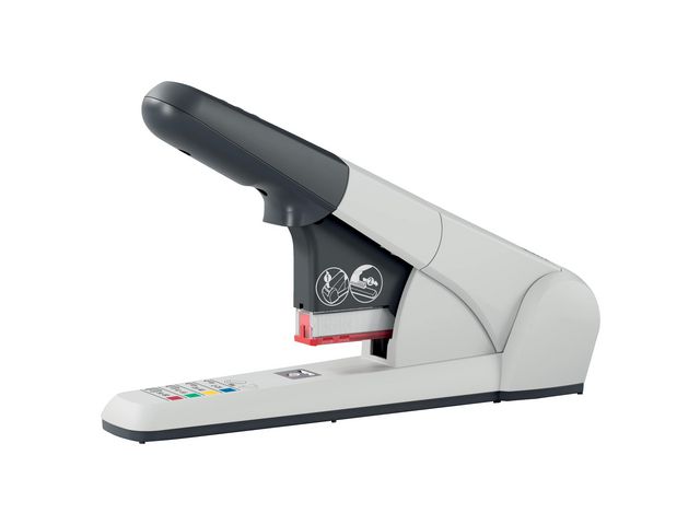 Leitz Slitstark häftapparat, K6-, K8-, K10- och K12-klamrar, 80 arks kapacitet, silver, st