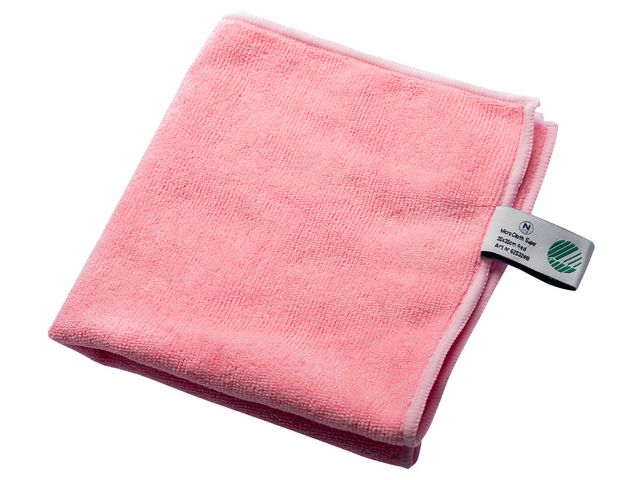 NORDEX Mikrofiberduk NLINE Super 35x35cm röd, st
