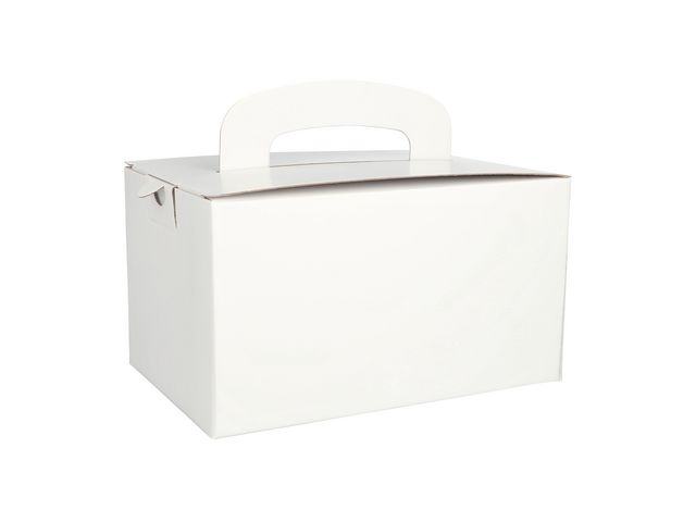 PAPSTAR Lunchlåda 125x155x225mm vit, fp om 20 st