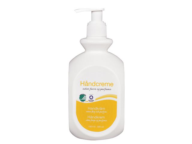 ABENA Handcreme oparfymerad 500ml, flaska om 500 ml