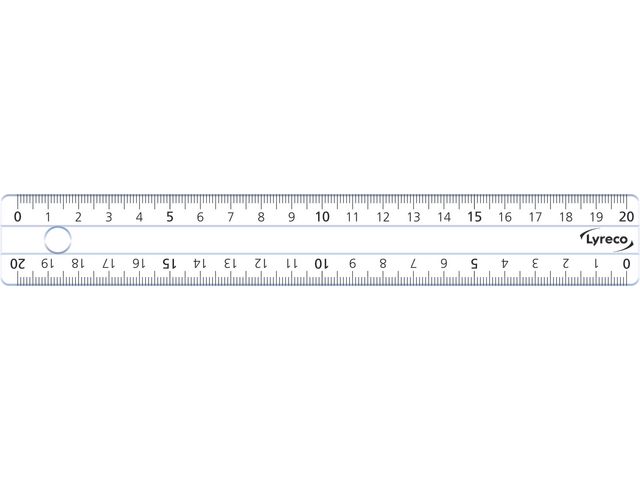 Lyreco Linjal LYRECO 20cm, st