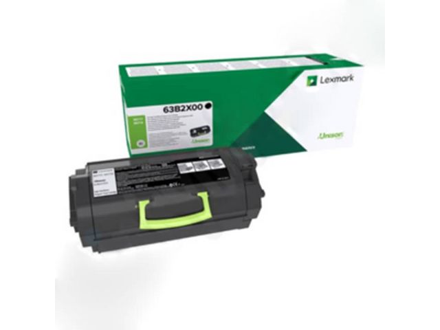 Lexmark Toner 63B2X00 Svart, st