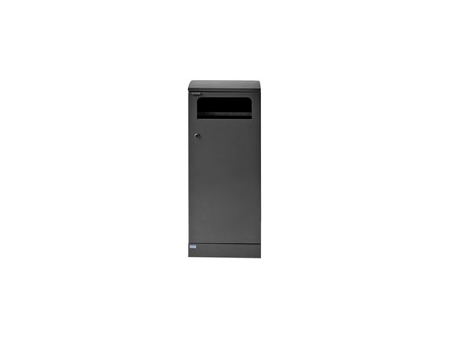 bica Avfallshantering utomhus 100L svart antracit, st