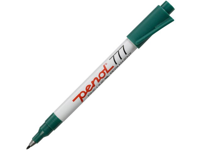 PENOL Märkpenna 777 permanent 1mm grön, st