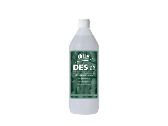 Liv Handdesinfektion Des Ipa 62 1L, flaska om 1 l