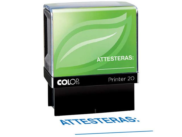 Colop Stämpel standardtext ATTESTERAS:, st