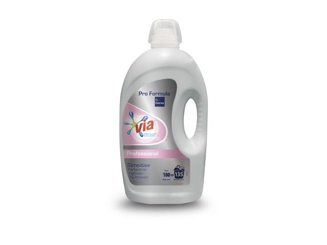 VIA Tvättmedel Pro Formula Color Sensitive 4,32L, flaska om 4320 ml