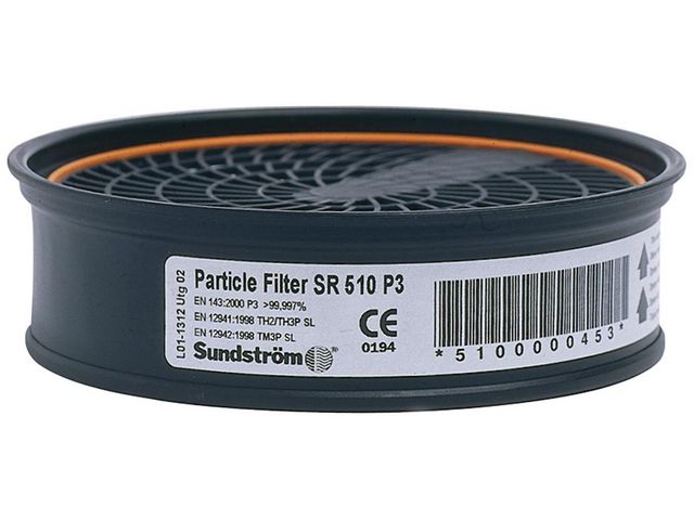 Sundström Partikelfilter SR510 P3 R, st
