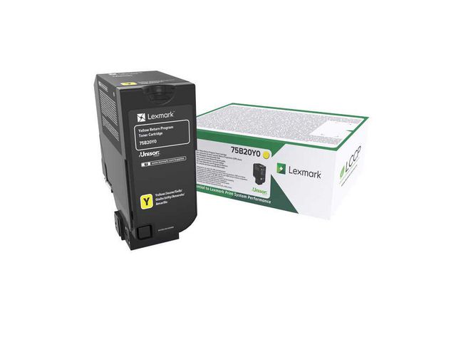 Lexmark Toner 75B20Y0 Gul, st