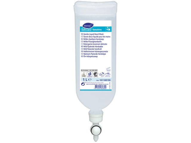 Softcare Tvål Sensitive 1L, flaska om 1 l