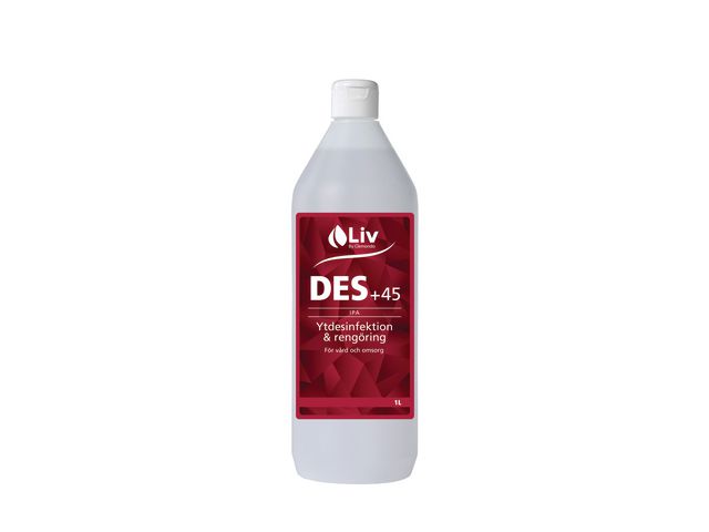 Liv Ytdesinfektion Des +45 1L, flaska om 1 l