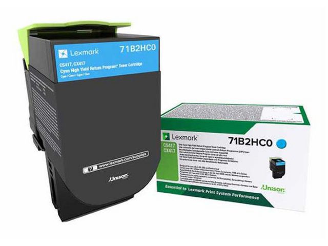 Lexmark Toner 71B2HC0 Cyan, st