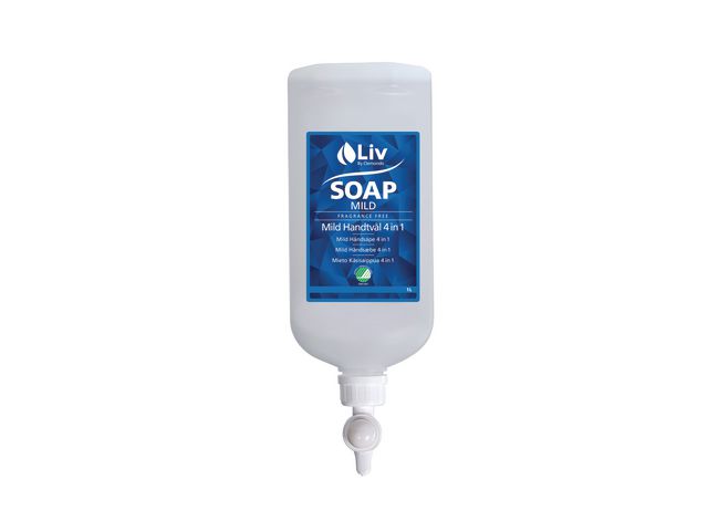 Liv Tvål Mild 4 i 1 DP 1L, flaska om 1 l