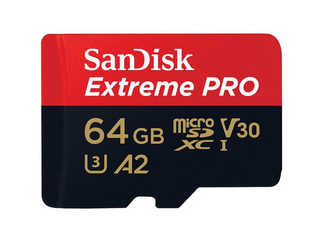 SanDisk Minneskort  MicroSDXC E. Pro 64GB, st