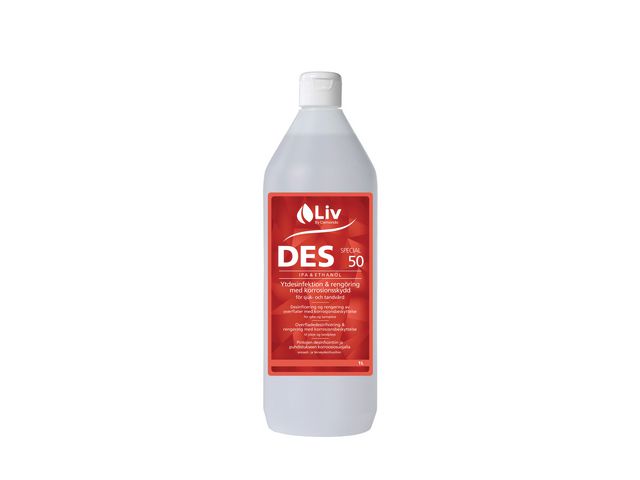 Liv Ytdesinfektion Des Special +50 1L, flaska om 1 l
