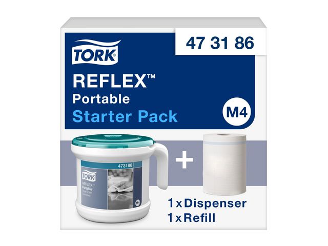 Tork Dispenser Reflex Bärbar startpack, st