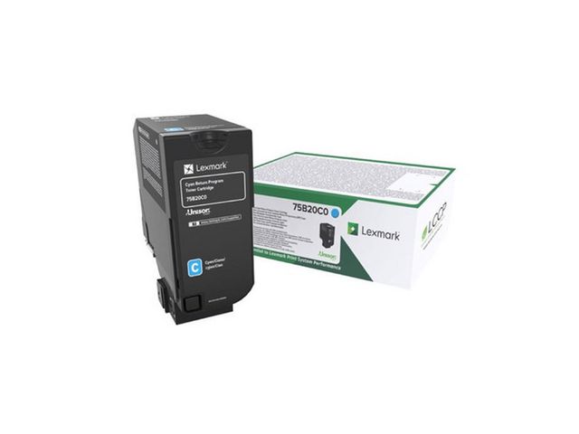Lexmark Toner 75B20C0 Cyan, st