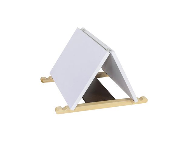 Bordsstaffli dubbel vit, st