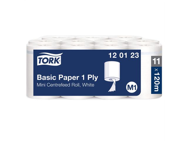Tork Torkrulle Universal M1 1-lagers vit, st