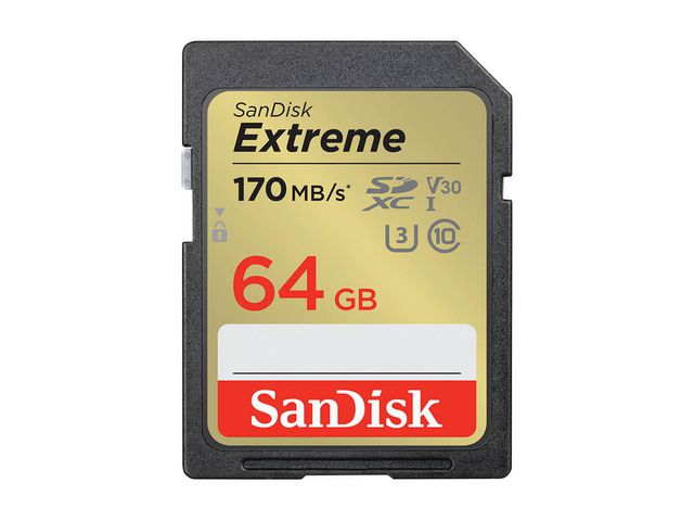 SanDisk Minneskort  SDHC Extreme 64GB C10, st
