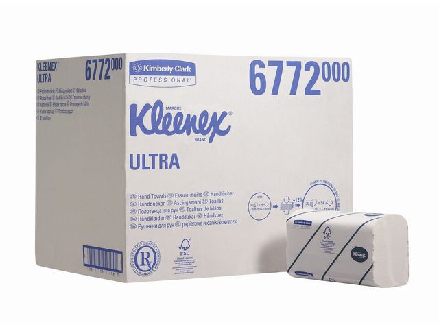 Kleenex® Pappershandduk kedjevikt 2-lagers vit, fp om 2820 st