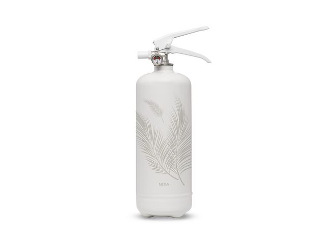 NEXA Brandsläckare 2kg vit 413A Design line Palmblad, st