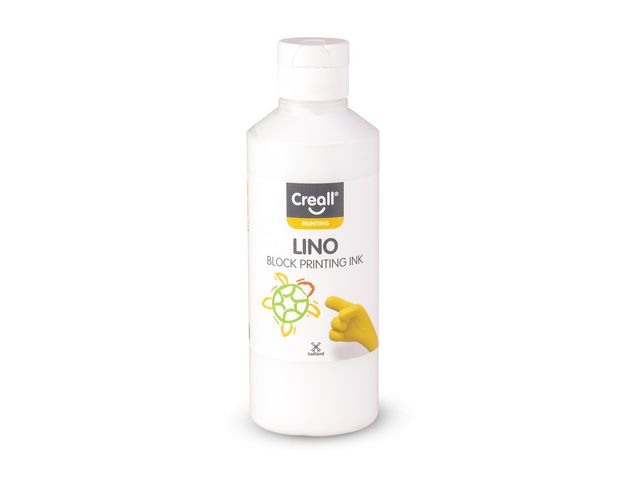 Creall Tryckfärg Lino CREALL 250ml vit, st