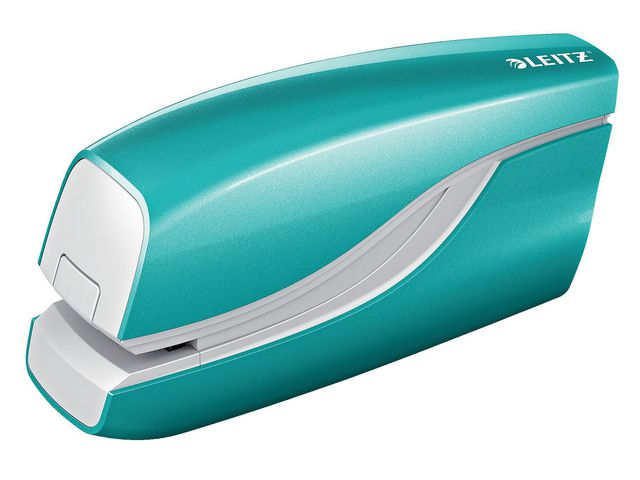 Leitz Elhäftare batteridriven WOW isblå, st