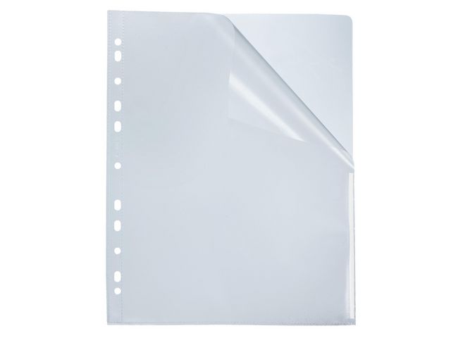 Bantex Plastficka sig A4 0,12 vit, fp om 100 st