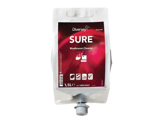 SURE Sanitetrengöring Divermite 1,5L, flaska om 1.5 l
