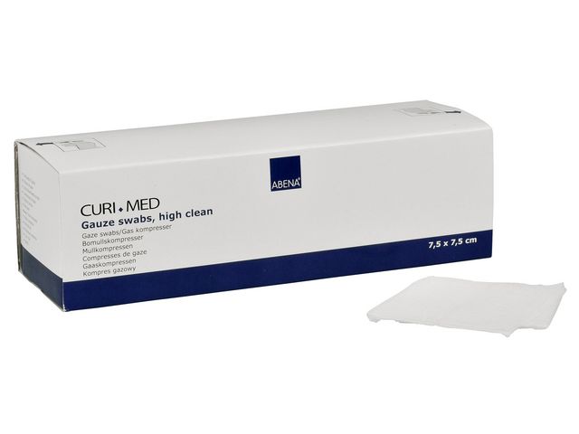 ABENA Kompress CURIMED GV 4l 7,5x7,5cm, fp om 150 st