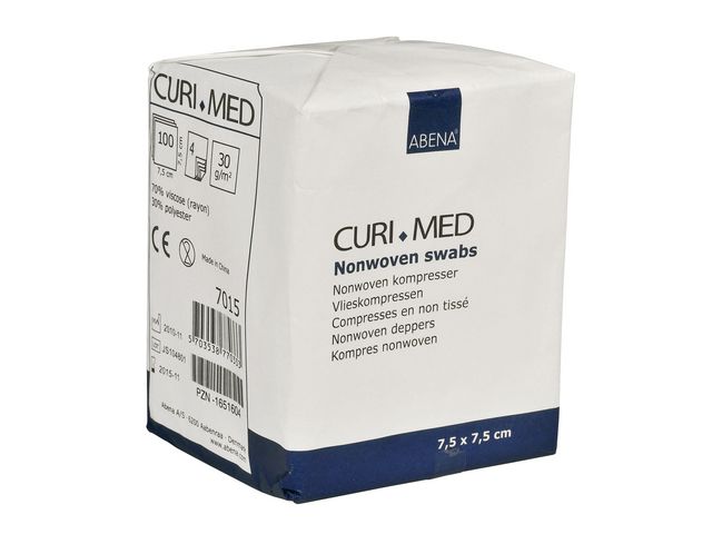 ABENA Kompress CURIMED NW 4l 7,5x7,5cm, fp om 100 st