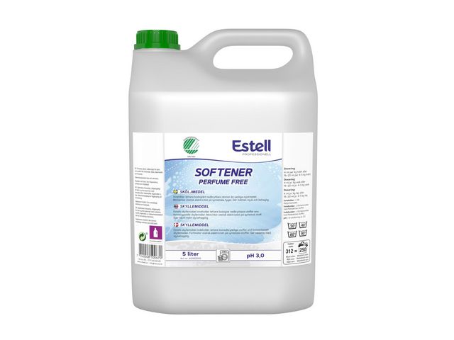 Estell Sköljmedel oparfymerad 5l, flaska om 5 l