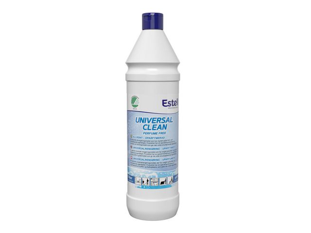 Estell Allrengöring Universal Cleaner oparfymerad 1L, flaska om 1 l