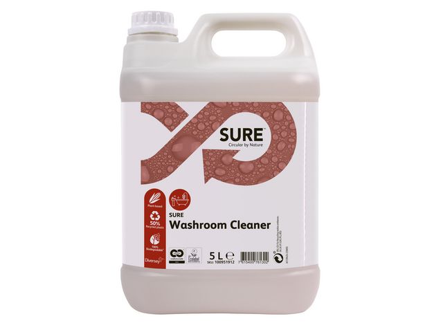 SURE Rengöringsmedel Washroom Cleaner 5L, flaska om 5 l