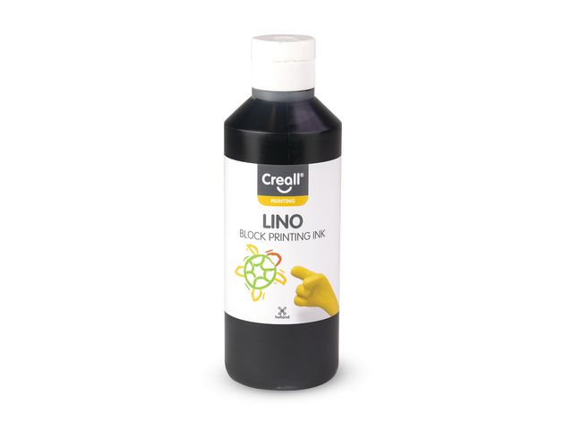 Creall Tryckfärg Lino CREALL 250ml svart, st